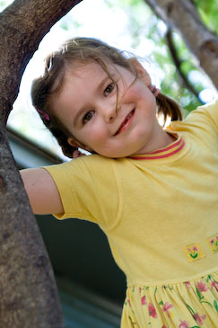 Isabelle, first day of big school (frans)