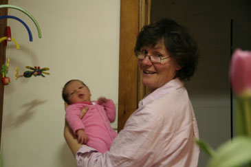 Grace with her Grandma Robyn